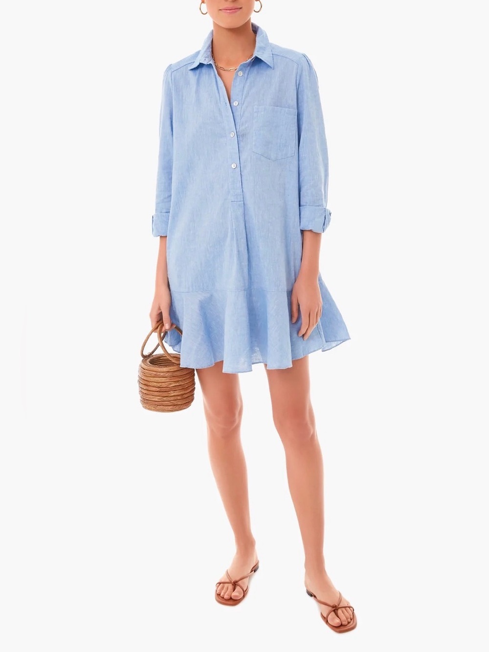 NEW NWT Tuckernuck Chambray Callahan Shirt Dress XS